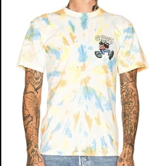 Stussy Other - Stussy Mr. Natty Tee in White & Blue.
